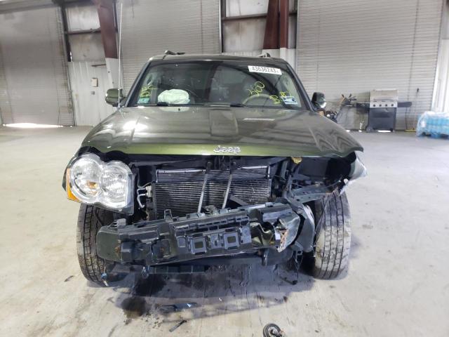 1J8HR58N38C231483 - 2008 JEEP GRAND CHER LIMITED GREEN photo 5