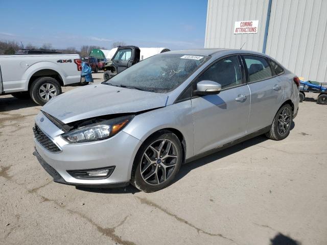 1FADP3H24HL210007 - 2017 FORD FOCUS SEL SILVER photo 1