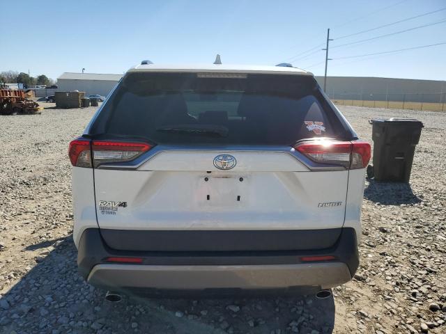 2T3Y1RFV1KW003902 - 2019 TOYOTA RAV4 LIMITED WHITE photo 6