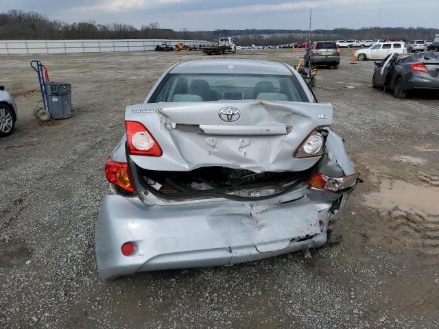 1NXBU4EE7AZ333052 - 2010 TOYOTA COROLLA BASE SILVER photo 6