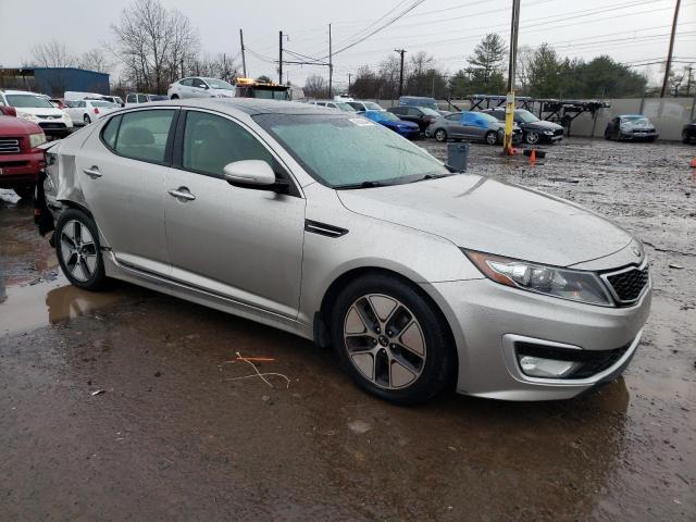 KNAGM4AD9C5030047 - 2012 KIA OPTIMA HYBRID SILVER photo 4