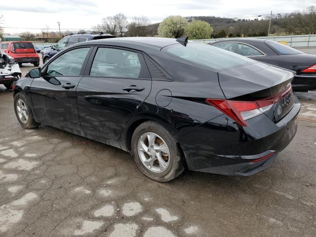 KMHLL4AG3NU359457 - 2022 HYUNDAI ELANTRA SE BLACK photo 2