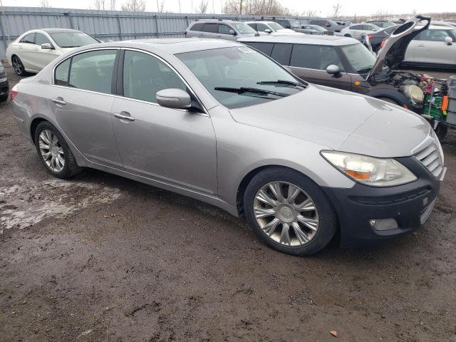 KMHGC4DE0BU129415 - 2011 HYUNDAI GENESIS 3.8L SILVER photo 4