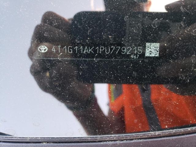 4T1G11AK1PU779215 - 2023 TOYOTA CAMRY SE NIGHT SHADE GRAY photo 12