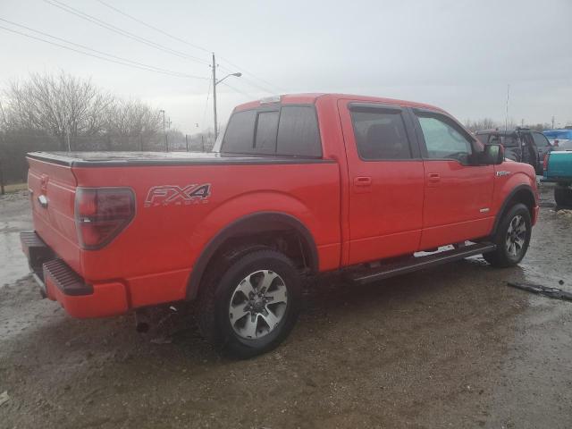 1FTFW1ET5CFC73633 - 2012 FORD F150 SUPERCREW RED photo 3