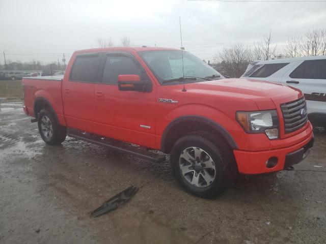 1FTFW1ET5CFC73633 - 2012 FORD F150 SUPERCREW RED photo 4