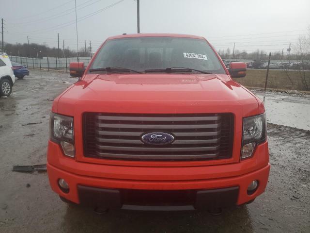 1FTFW1ET5CFC73633 - 2012 FORD F150 SUPERCREW RED photo 5