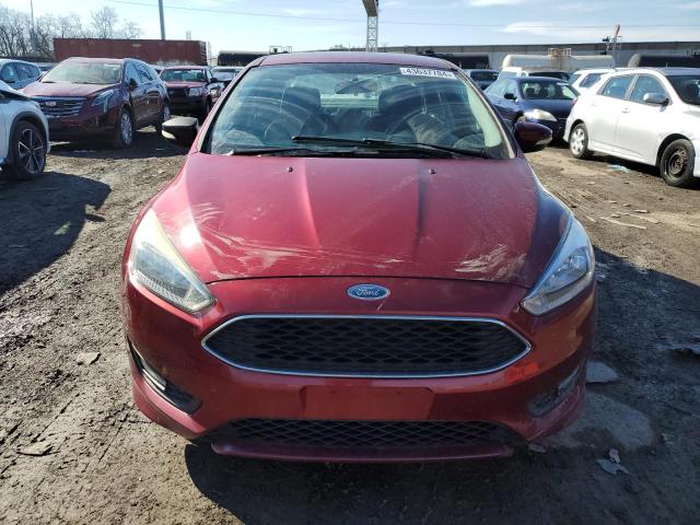 1FADP3F28GL238099 - 2016 FORD FOCUS SE RED photo 5