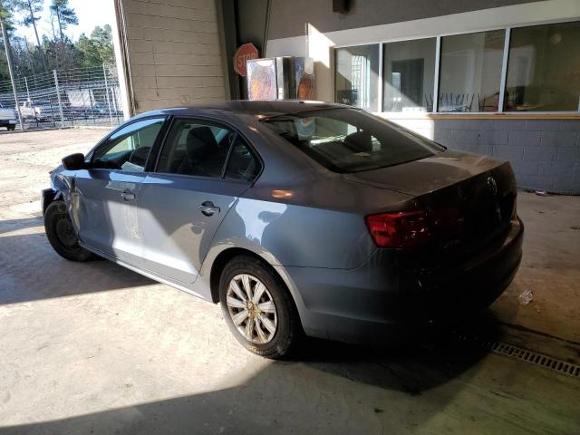 3VW1K7AJ3EM295532 - 2014 VOLKSWAGEN JETTA BASE GRAY photo 2