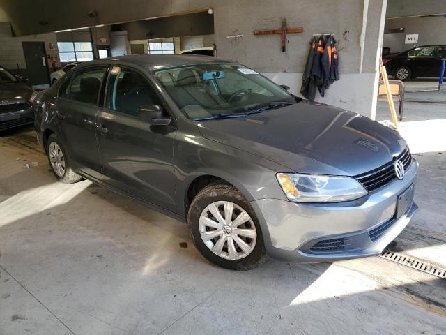 3VW1K7AJ3EM295532 - 2014 VOLKSWAGEN JETTA BASE GRAY photo 4