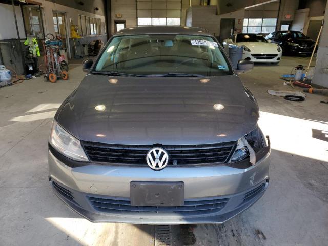 3VW1K7AJ3EM295532 - 2014 VOLKSWAGEN JETTA BASE GRAY photo 5