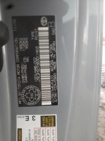 JTKJF5C73B3011903 - 2011 TOYOTA SCION TC 灰色 照片 13