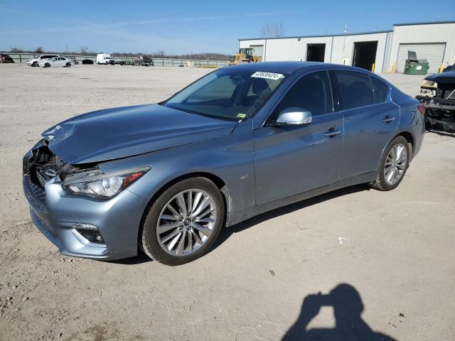 JN1EV7AR6JM434918 - 2018 INFINITI Q50 LUXE SILVER photo 1