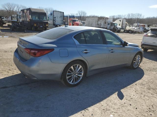 JN1EV7AR6JM434918 - 2018 INFINITI Q50 LUXE SILVER photo 3