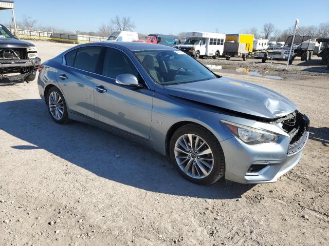 JN1EV7AR6JM434918 - 2018 INFINITI Q50 LUXE SILVER photo 4