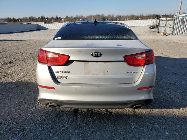 5XXGN4A72EG279394 - 2014 KIA OPTIMA EX SILVER photo 6