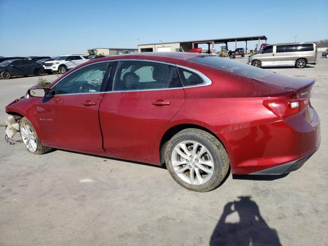 1G1ZD5ST1JF262309 - 2018 CHEVROLET MALIBU LT RED photo 2