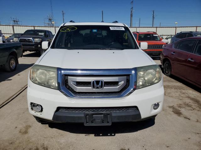 5FNYF3H69AB021489 - 2010 HONDA PILOT EXL WHITE photo 5