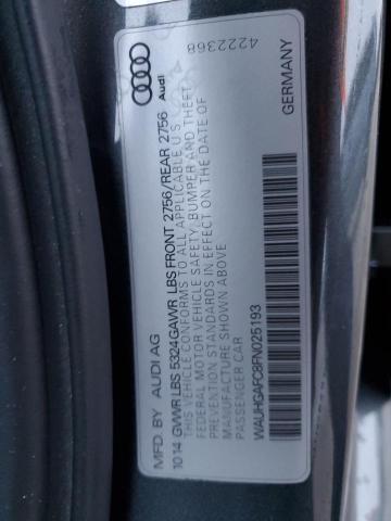 WAUHGAFC8FN025193 - 2015 AUDI A6 PRESTIGE Grafit foto 13