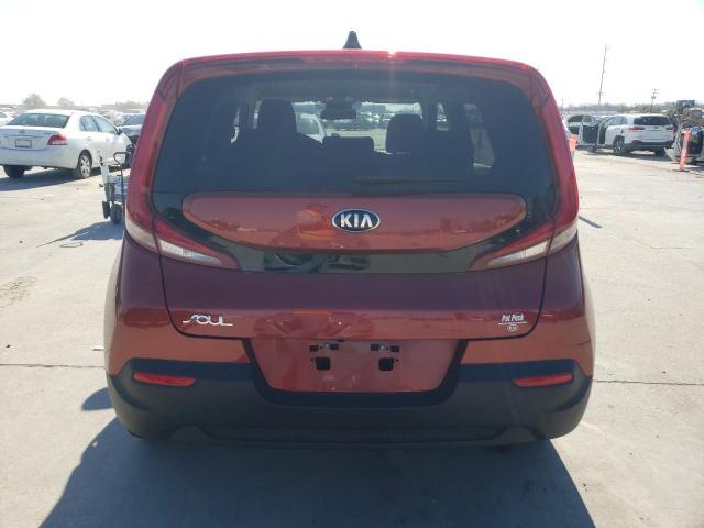 KNDJ23AUXL7107926 - 2022 KIA SOUL LX ORANGE photo 6