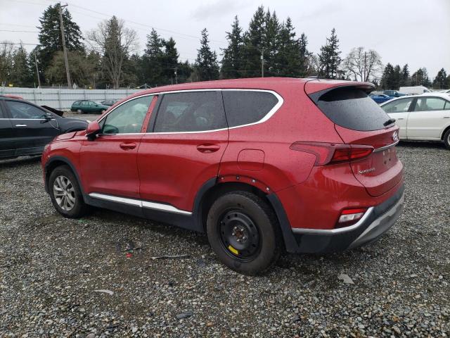 5NMS23AD6KH111869 - 2019 HYUNDAI SANTA FE SE RED photo 2