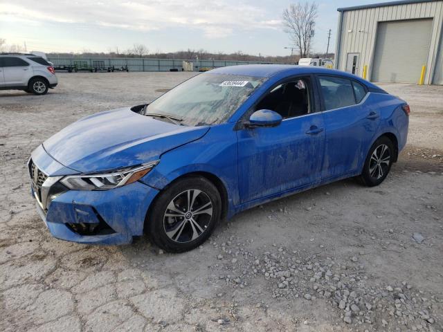 3N1AB8CV1PY308785 - 2023 NISSAN SENTRA SV BLUE photo 1