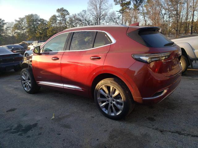 LRBFZSR43PD234216 - 2023 BUICK ENVISION AVENIR RED photo 2