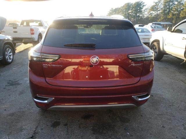 LRBFZSR43PD234216 - 2023 BUICK ENVISION AVENIR RED photo 6