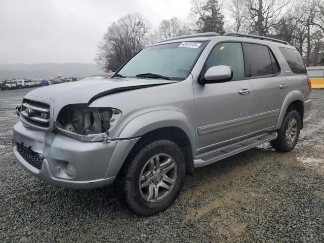 5TDBT48A64S209668 - 2004 TOYOTA SEQUOIA LIMITED SILVER photo 1