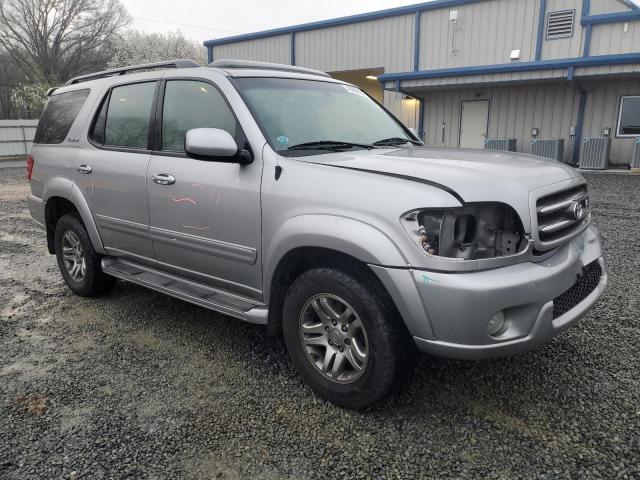 5TDBT48A64S209668 - 2004 TOYOTA SEQUOIA LIMITED SILVER photo 4