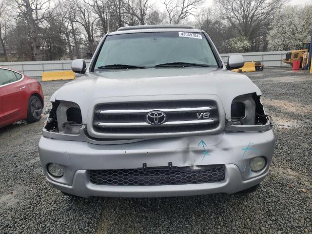 5TDBT48A64S209668 - 2004 TOYOTA SEQUOIA LIMITED SILVER photo 5