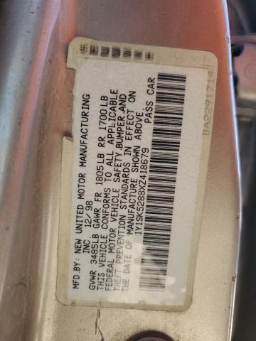 1Y1SK5288XZ418679 - 1999 CHEVROLET GEO PRIZM BASE SILVER photo 12