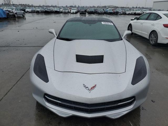 1G1YB2D73F5121447 - 2015 CHEVROLET CORVETTE STINGRAY 1LT SILVER photo 5