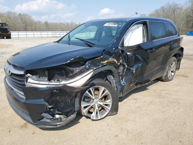 5TDJKRFH8ES017486 - 2014 TOYOTA HIGHLANDER XLE BLACK photo 1