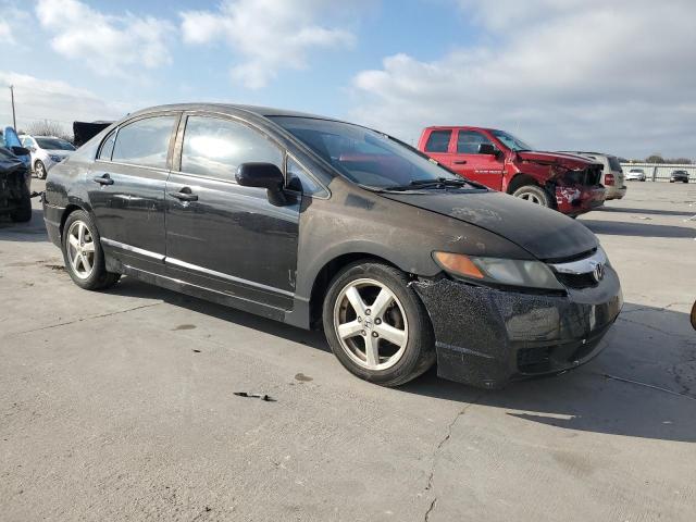 1HGFA16508L060906 - 2008 HONDA CIVIC LX BLACK photo 4