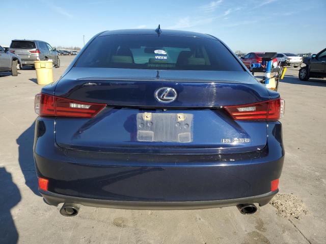 JTHBF1D24E5020219 - 2014 LEXUS IS 250 BLUE photo 6