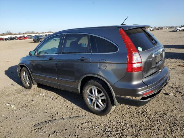 JHLRE4H77AC001702 - 2010 HONDA CR-V EXL GRAY photo 2