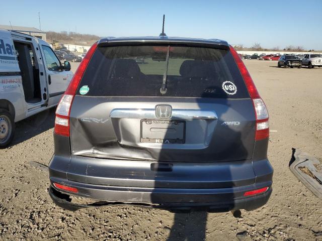 JHLRE4H77AC001702 - 2010 HONDA CR-V EXL GRAY photo 6