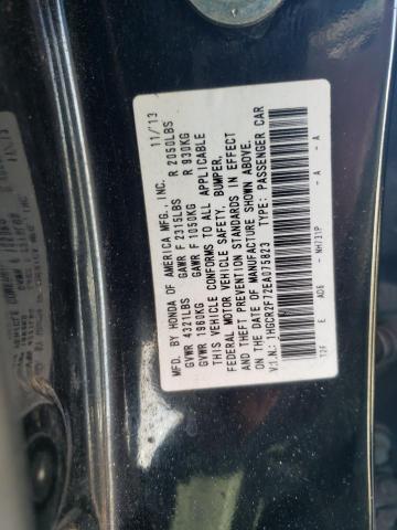 1HGCR2F72EA075823 - 2014 HONDA ACCORD EX BLACK photo 12