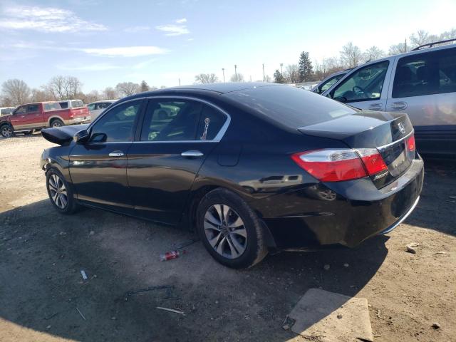 1HGCR2F72EA075823 - 2014 HONDA ACCORD EX BLACK photo 2