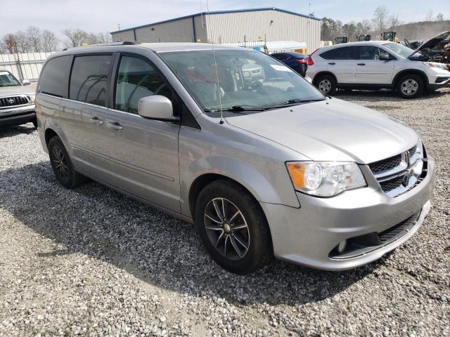 2C4RDGCG6HR629793 - 2017 DODGE GRAND CARA SXT SILVER photo 4