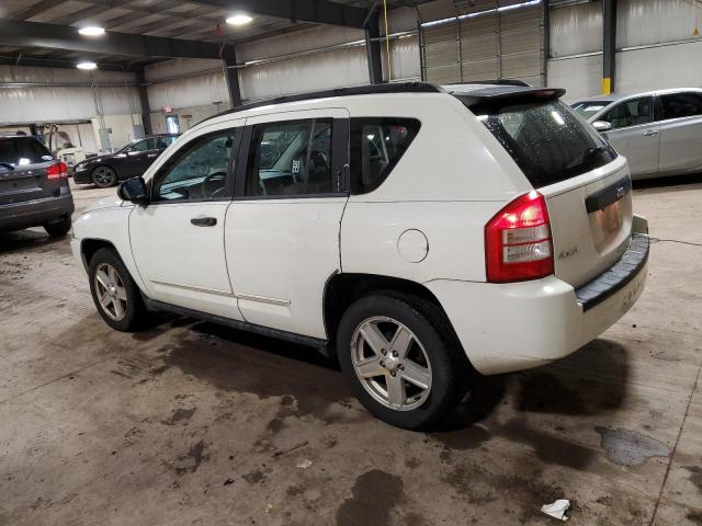 1J8FF47WX8D557442 - 2008 JEEP COMPASS SPORT WHITE photo 2