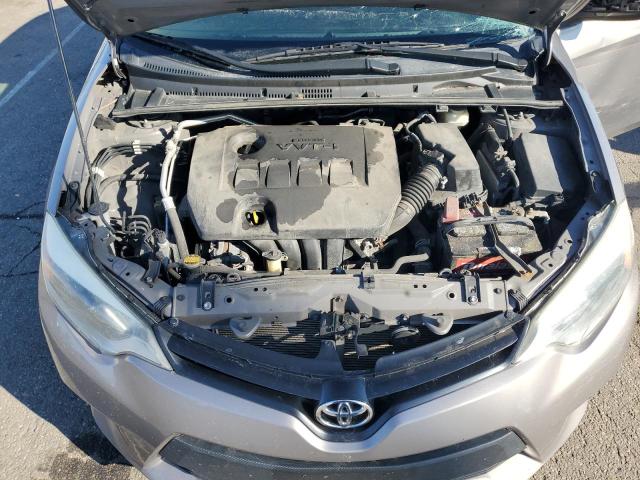 2T1BURHE8EC226091 - 2014 TOYOTA COROLLA L GRAY photo 11