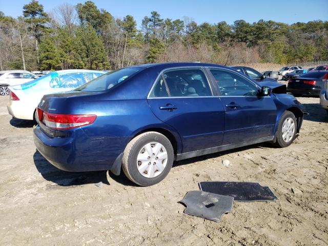 1HGCM56394A124267 - 2004 HONDA ACCORD LX BLUE photo 3