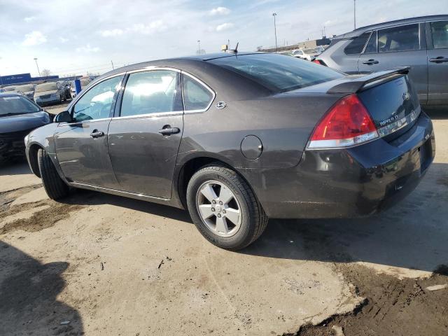 2G1WT58K689137586 - 2008 CHEVROLET IMPALA LT CHARCOAL photo 2