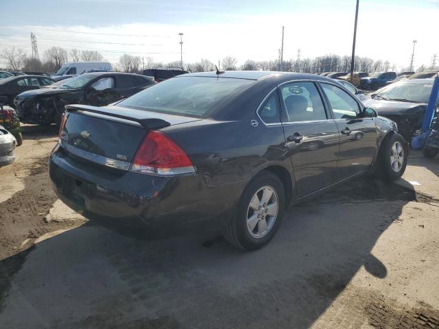 2G1WT58K689137586 - 2008 CHEVROLET IMPALA LT CHARCOAL photo 3