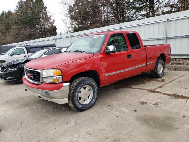 1GTEK19T8YE121778 - 2000 GMC SIERRA K1500 RED photo 1