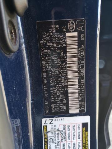 2T1KR32E76C575249 - 2006 TOYOTA COROLLA MA XR BLUE photo 12