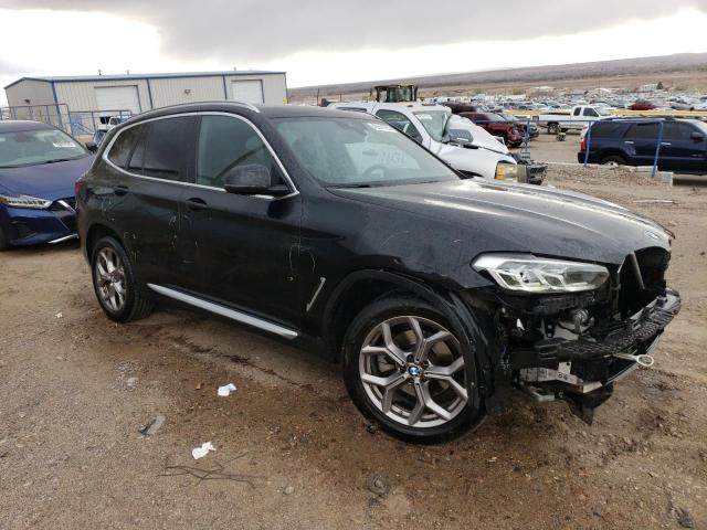 WBX57DP03NN178559 - 2022 BMW X3 XDRIVE30I BLACK photo 4