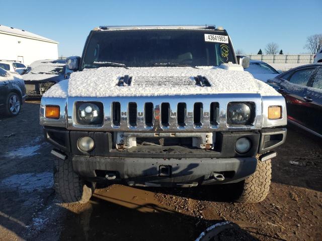 5GRGN23U43H110080 - 2003 HUMMER H2 WHITE photo 5